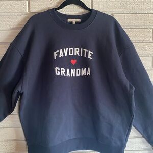 Favorite Daughter Navy Crewneck